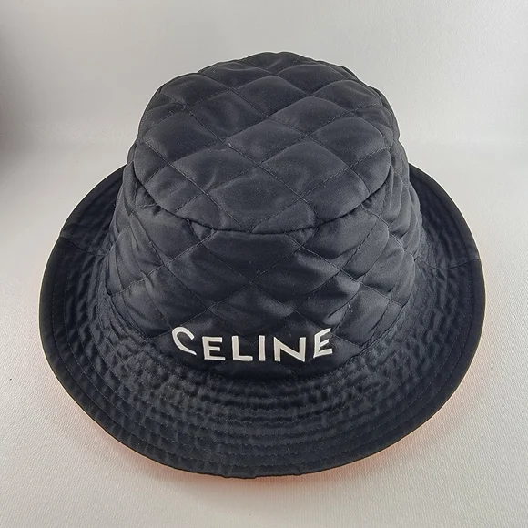 CELINE Quilted Puffy Bucket Hat